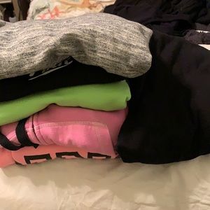 Pink bundle - 5 sweatshirts and one sweat pant for $31!